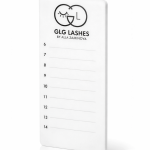 Παλέτα βλεφαρίδων GLG Lashes για οργάνωση μηκών extensions