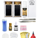 Σετ επέκτασης βλεφαρίδων για αρχάριους GLG Lashes Basic Kit