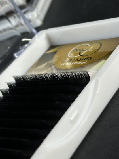 Βλεφαρίδες extensions επαγγελματικές GLG Lashes από κορεάτικη ίνα υψηλής ποιότητας